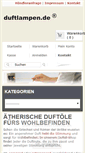 Mobile Screenshot of duftlampen.de